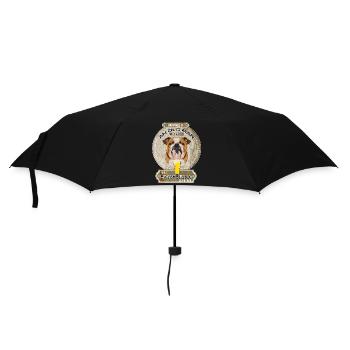 Deutsch Bulldog Papa Amateur de bière - Parapluie standard - noir - Devant