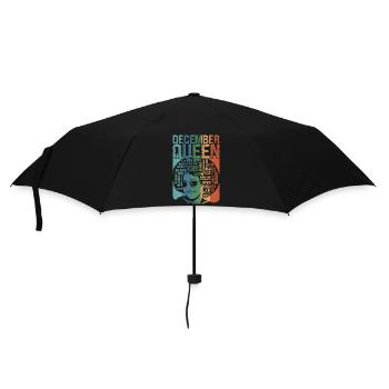 December Month of birth of the Queen celebrates the - Umbrella (small) - black - Front