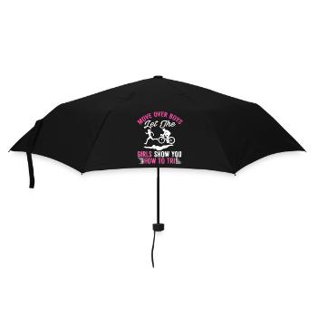 Move Over Boys Let The Girls Triathlon - Umbrella (small) - black - Front