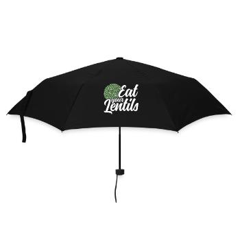 Eat Your Lentils Food Lentil Soup Lentil Lens - Umbrella (small) - black - Front