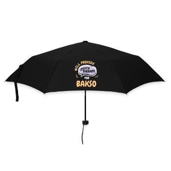Provide Speech Therapy for Bakso Funny Speech - Umbrella (small) - black - Front