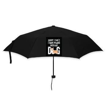 Dog 4 - Regenschirm (klein) - Schwarz - Vorne