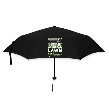 Just call me lawn whisperer - Regenschirm (klein) - Schwarz - Vorne