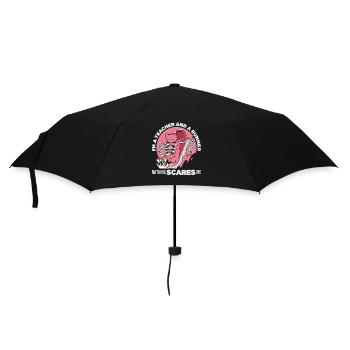 Je suis un enseignant et un coureur Rien ne me fait peur - Parapluie standard - noir - Devant