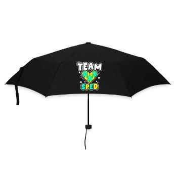 Team Special Education Teacher Special Education Profession - Umbrella (small) - black - Front