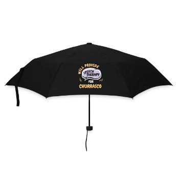 Fournir une orthophonie pour Churrasco Funny - Parapluie standard - noir - Devant