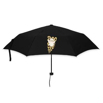 Boo halloween cute ghost - Umbrella (small) - black - Front