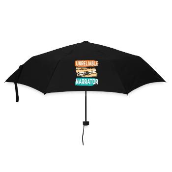 Narrateur peu fiable Écrivant des citations - Parapluie standard - noir - Devant