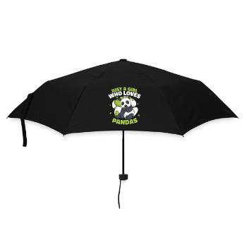 Panda Bear Panda Animal Pandas - Umbrella (small) - black - Front