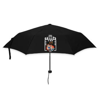 Joueur de basket-ball ce Baller a maintenant 6 ans - Parapluie standard - noir - Devant