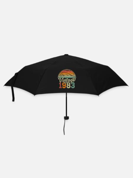 1983 Vintage Vintage Retro Birthday Gift - Umbrella (small) - black