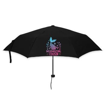 Mermazing Cousin Fantasy Mermaid Story - Umbrella (small) - black - Front