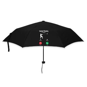 Hammer throw - Umbrella (small) - black - Front