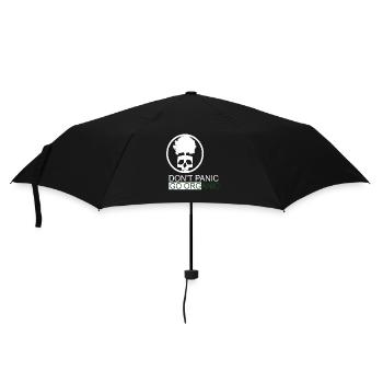 Don't Panic Go Organic Organic Quotes - Umbrella (small) - black - Front