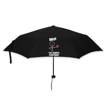 Cerveau de la figure du bâton - Parapluie standard - noir - Devant