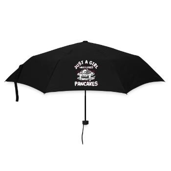 Pfannkuchen Liebhaber Geschenk Pfannkuchen Spruch - Regenschirm (klein) - Schwarz - Vorne