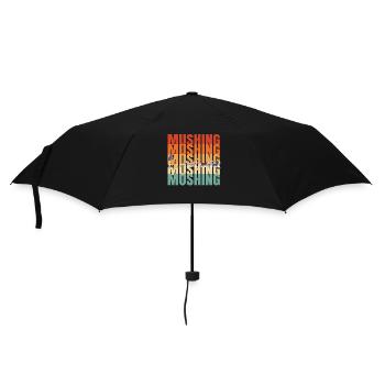 Sled Dog Racing Sled Dog Gift - Umbrella (small) - black - Front