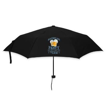 Bachelor Party Drinking Team Freunde - Regenschirm (klein) - Schwarz - Vorne
