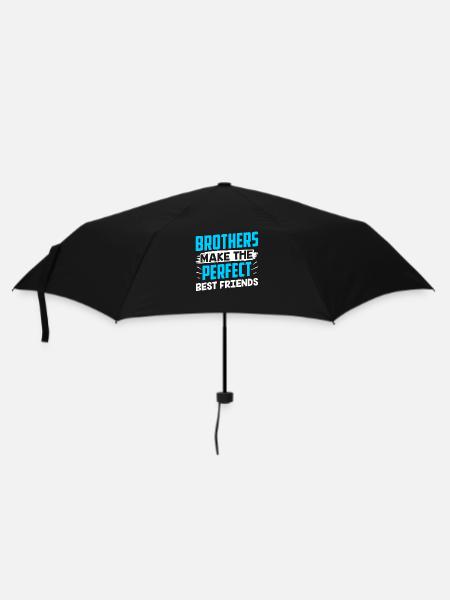 Brüder Sind Die Perfekten Besten Freunde Freund - Regenschirm (klein) - Schwarz