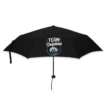Team Dolphins Dolphin Dolphin Lovers - Umbrella (small) - black - Front