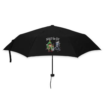 What the Elf - FunnY Christmas Expensive Gas - Umbrella (small) - black - Front