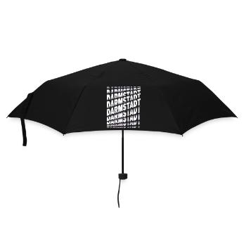 Darmstadt Allemagne City Font Skyline Accueil - Parapluie standard - noir - Devant