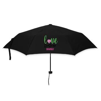 Love Yourself Mental Health Matters - Umbrella (small) - black - Front