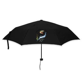 I would rather go fishing - Umbrella (small) - black - Front