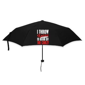 Knife Throwing Disc Gift Knife Thrower - Umbrella (small) - black - Front