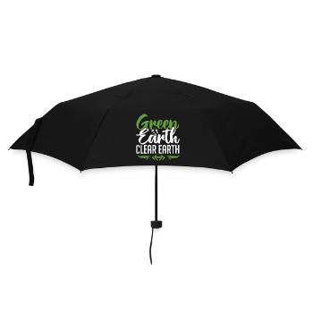 Journée mondiale de la Terre - Jour de la Terre - Parapluie standard - noir - Devant