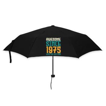 Awesome seit 1975 limitierte Auflage. - Regenschirm (klein) - Schwarz - Vorne