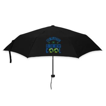 No Plastic Is The Cool Sea Protection Support - Umbrella (small) - black - Front