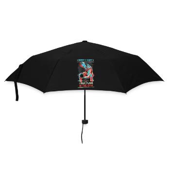 Kann Nicht Ich Habe Pläne Im Fitnessstudio Sorry - Regenschirm (klein) - Schwarz - Vorne