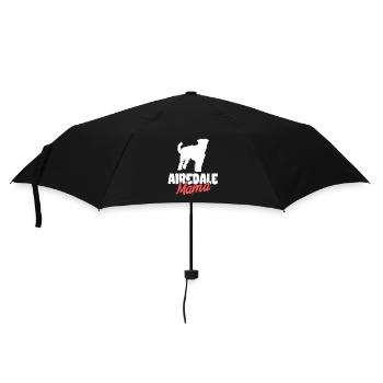 Airedale Terrier Mama Gift Dogs - Umbrella (small) - black - Front