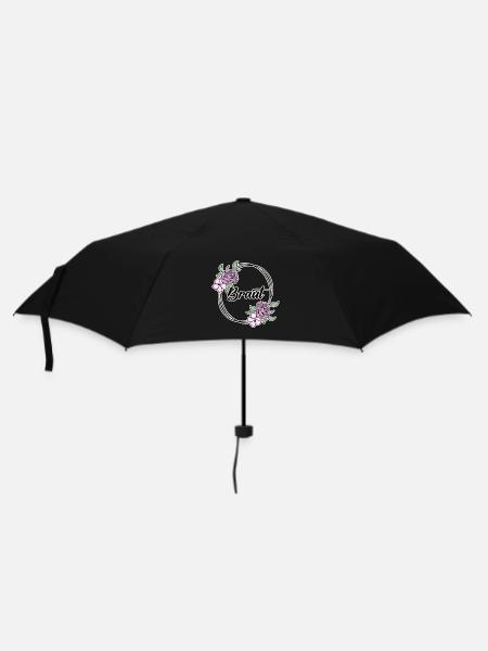 Braut Junggesellinnenabschied - Regenschirm (klein) - Schwarz