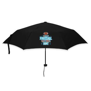This is my Football watching Design USA - Umbrella (small) - black - Front
