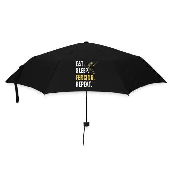 Fencing fencers - Umbrella (small) - black - Front