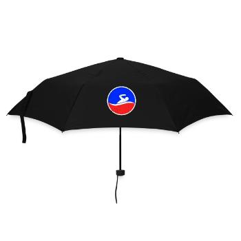 Logo de natation - Parapluie standard - noir - Devant