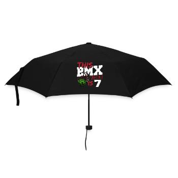 This Bmx rider is 7 Cool Bike Kids 7. - Umbrella (small) - black - Front