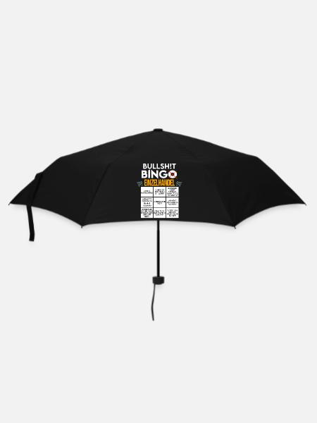 Einzelhandel Kasse Verkäuferin Kaufmann Kauffrau - Regenschirm (klein) - Schwarz