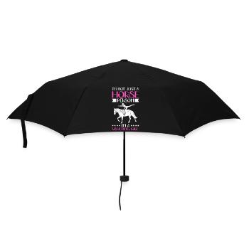 Vaulting Equestrian Sport Equestrian Sports Horse Gift - Umbrella (small) - black - Front