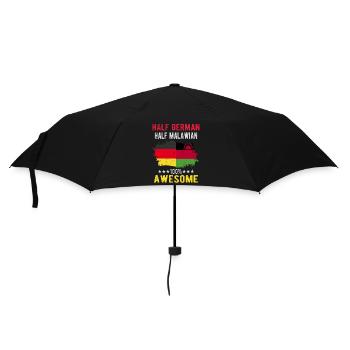 Half German Half Malawi - Umbrella (small) - black - Front