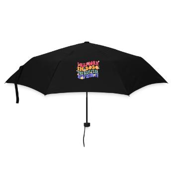 Ich Wurde Im Jahr 2020 Geboren Das Beste Jahr - Regenschirm (klein) - Schwarz - Vorne