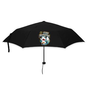 Gaming - Dog gaming stay pawsitive - Umbrella (small) - black - Front