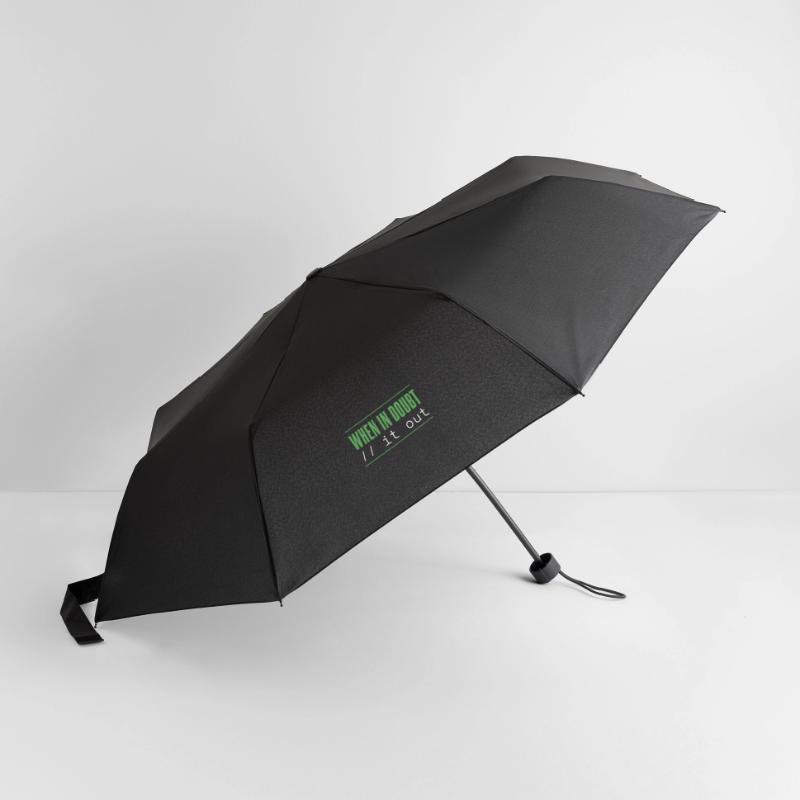Programmer - when in doubt // it out Umbrella (small)