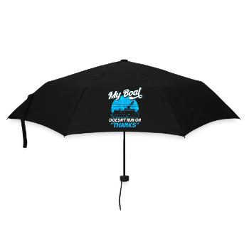 Ponton Bateau Cadeau Capitaine Bottes Ponton - Parapluie standard - noir - Devant