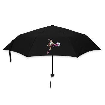 Équipe nationale arabe de football I Football Qatar - Parapluie standard - noir - Devant