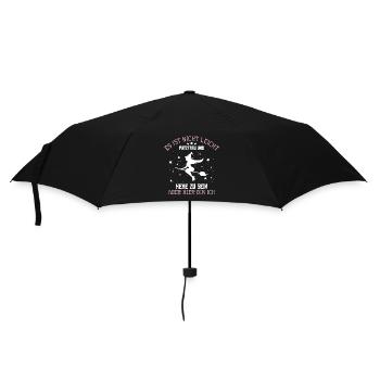 ES IST NICHT LEICHT PUTZFRAU UND HEXE ZU SEIN ABER - Regenschirm (klein) - Schwarz - Vorne