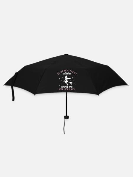 ES IST NICHT LEICHT PUTZFRAU UND HEXE ZU SEIN ABER - Regenschirm (klein) - Schwarz