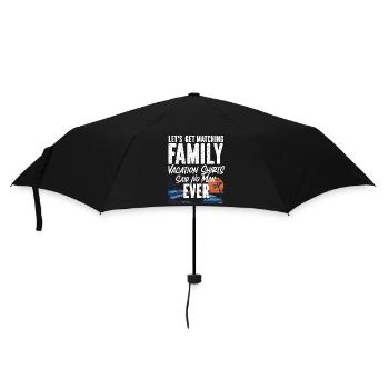 Cruise Ship Vacation Family - Regenschirm (klein) - Schwarz - Vorne